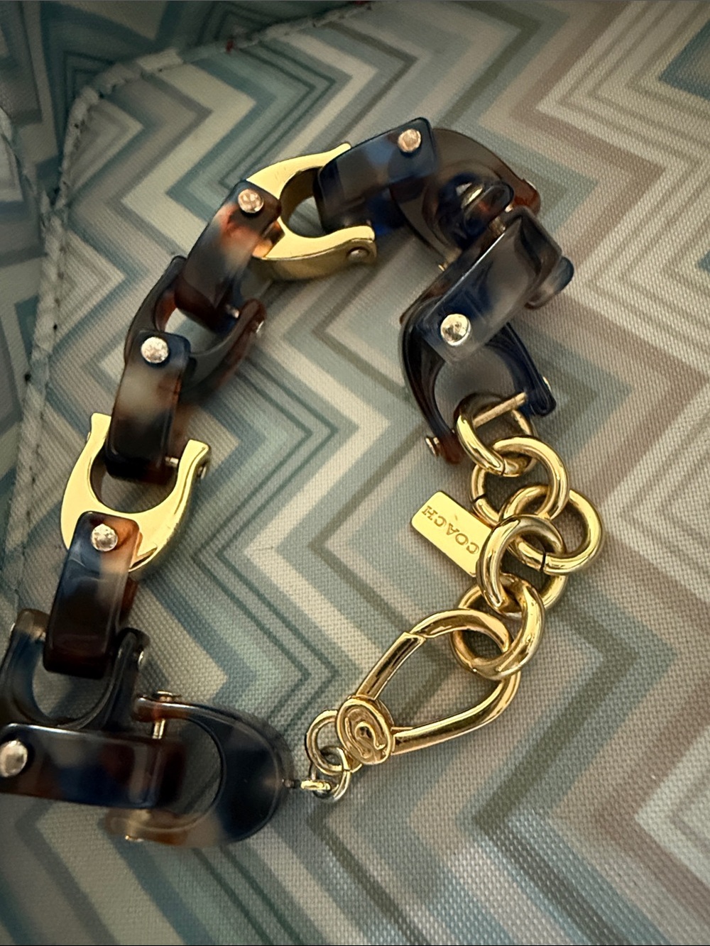 CoachTortoiseshell-Link Bracelet